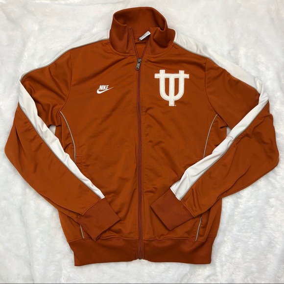 Nike University Texas Zip Jacket Medium Orange